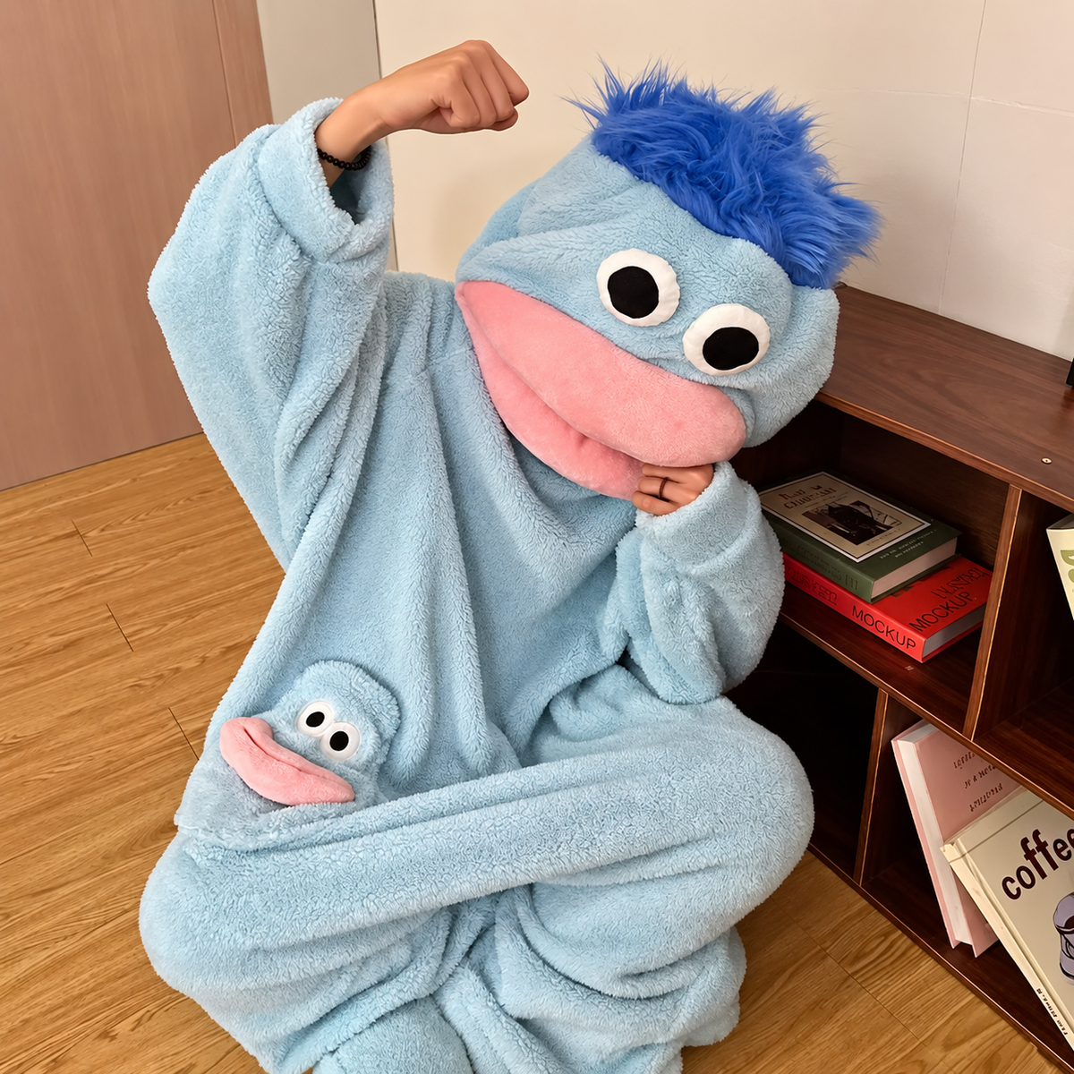 Big Mouth Monster Fleece Onesie